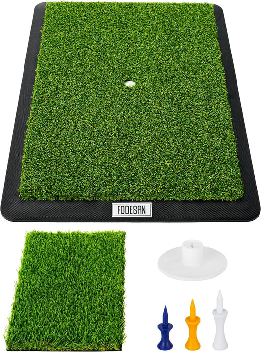 Professional Golf Hitting Mat with Swing Path Feedback and Impact Detection for Indoor and Outdoor Training – Ideal Golf Swing Trainer for All Skill Levels