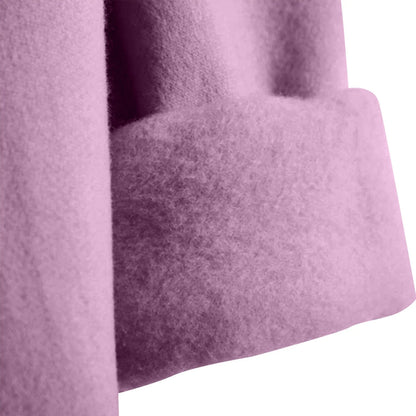 Womens Sweatshirts Oversized Crewneck Pullover Hoodies Trendy Cute Long Sleeve Drop Shoulder Solid Color Sweater Tops Purple S