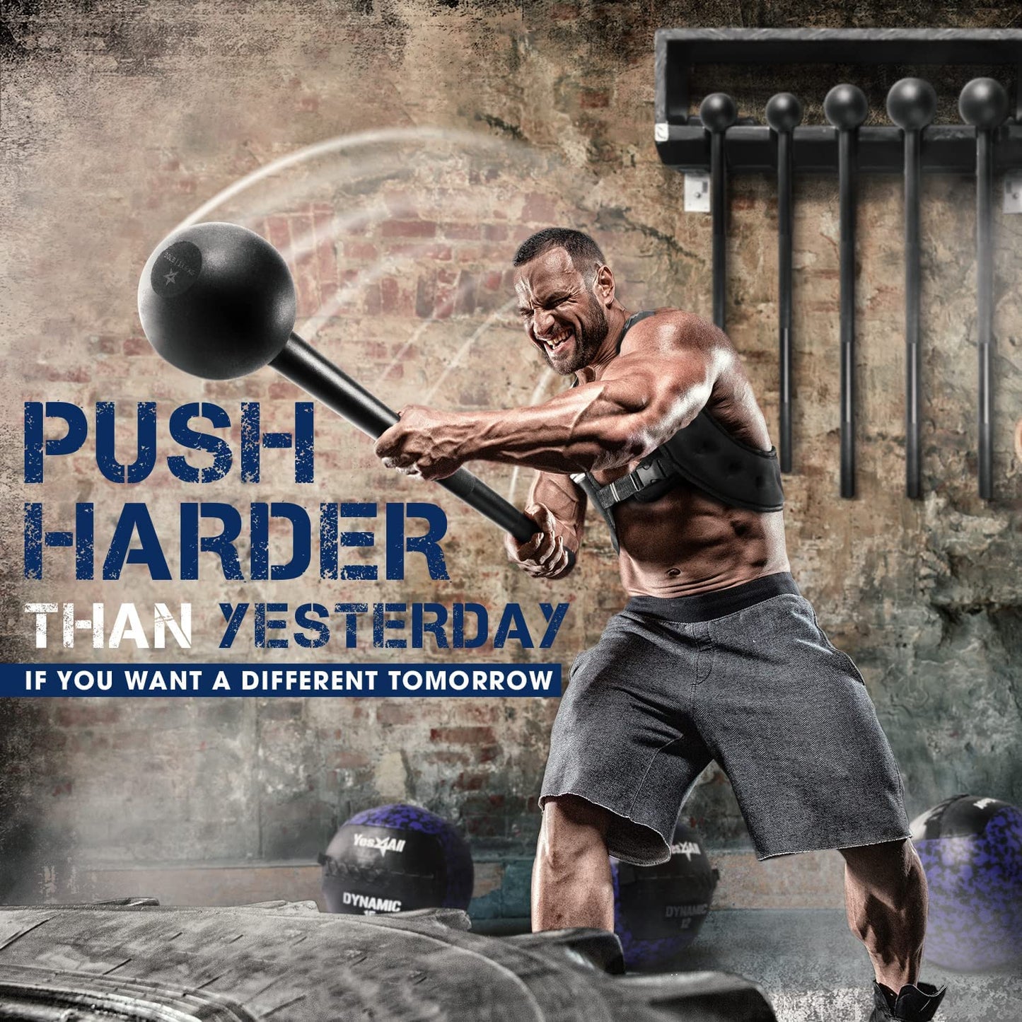 Steel Mace Bell for Comprehensive Strength Training - Enhancing Full Body, Muscle, Shoulder, Grip, and Forearm Workouts, Available in 5 to 30 LB Options for Both Men and Women